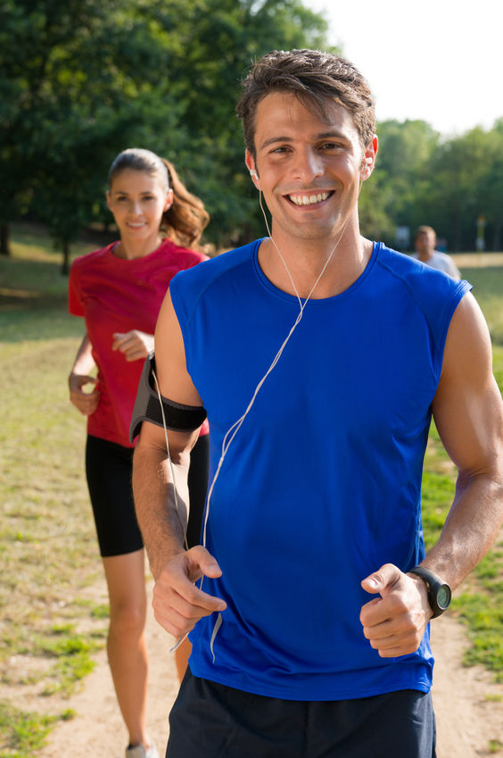 People exercising in daylight