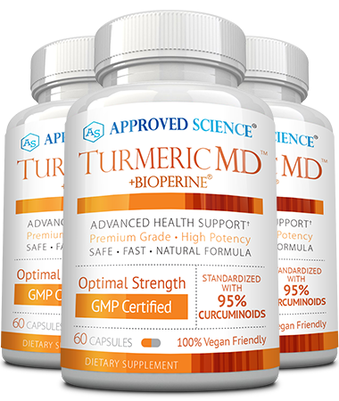 Approved Science Turmeric MD: Turmeric with BioPerine.