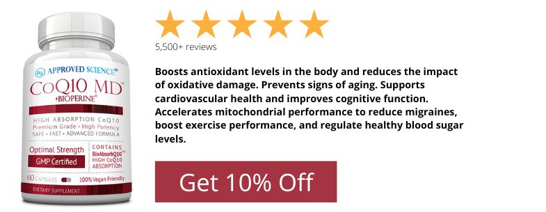 Plant based antioxidant: Approved Science® CoQ10 MD™
