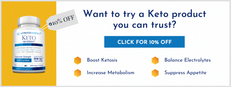 Get 10% off Approved Science® Keto!