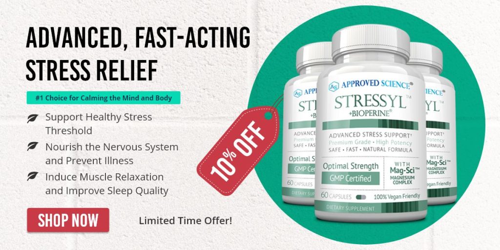 Save 10% off Stressyl™ by Approved Science®! 