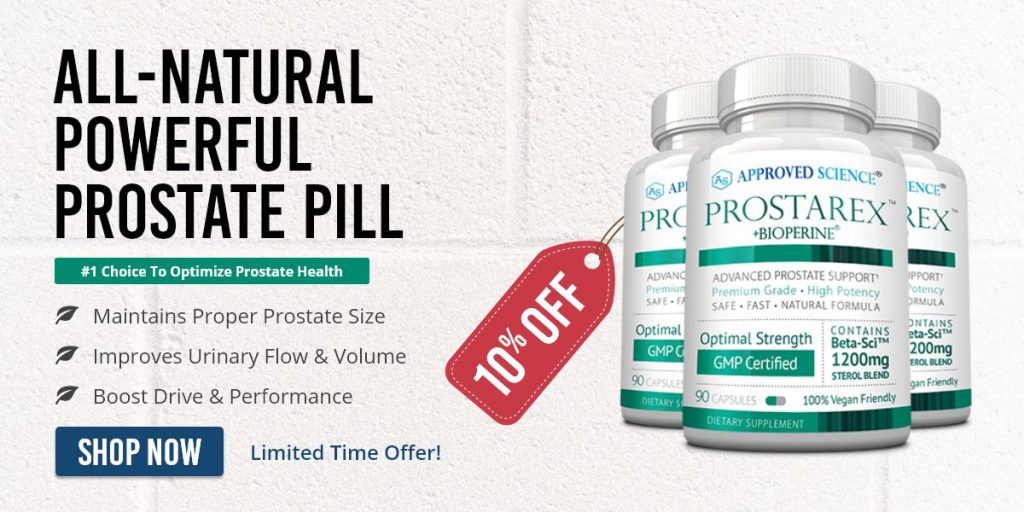 Save 10% off the price of Prostarex™ by Approved Science®!