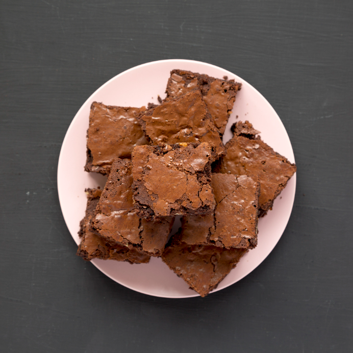 Keto Halloween recipes: chocolate brownies