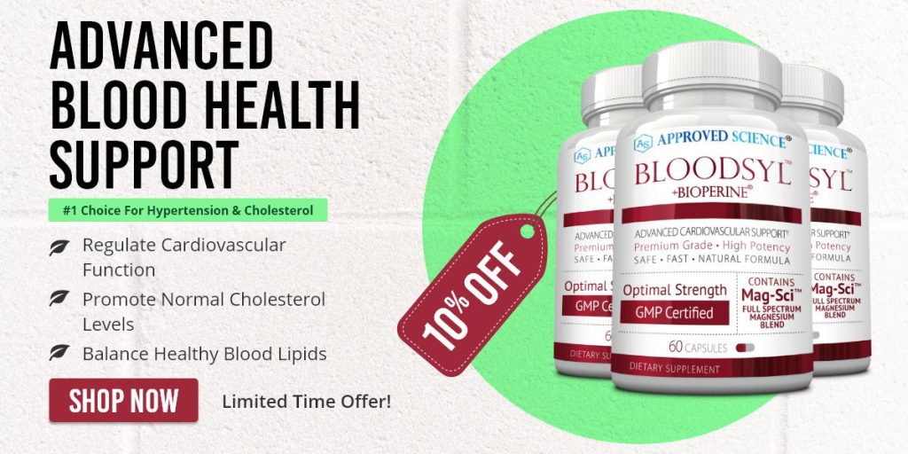 Get Approved Science® Bloodsyl™ today and save 10%!