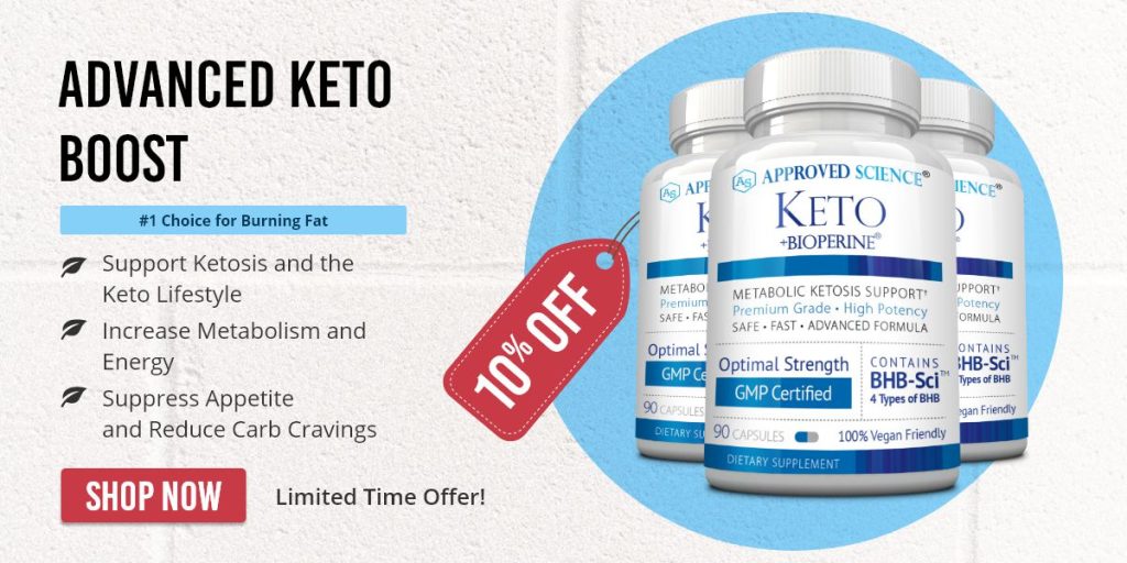 Save 10% off Approved Science® Keto!