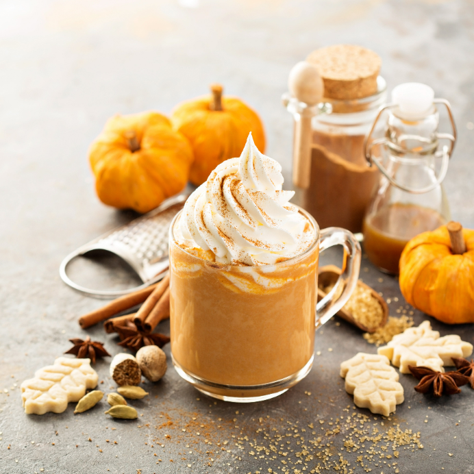 Low carb Halloween recipe: Pumpkin spice latte