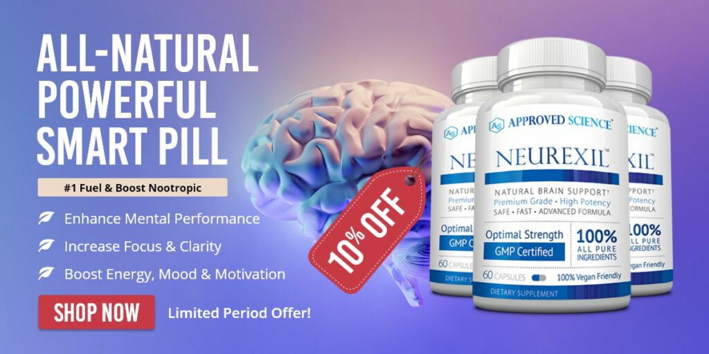 Get 10% off Neurexil™ by Approved Science® 