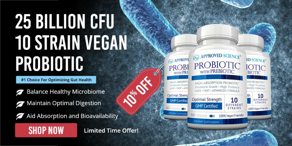 Approved Science® Probiotic - now at 10% off!
