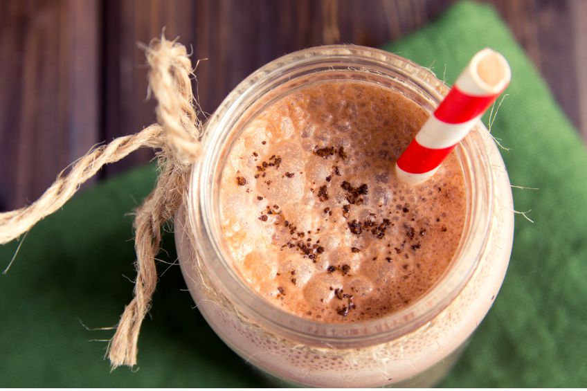 Keto smoothie for constipation: The Chocolate Peanut Butter Smoothie.
