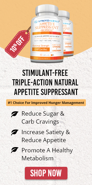 Approved Science Appetite Suppressant    10% off banner