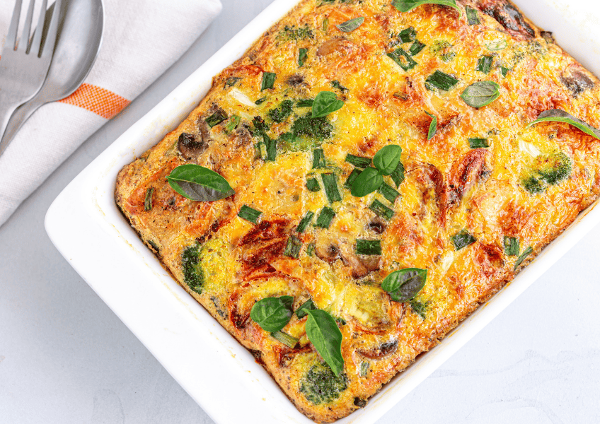 Mediterranean Egg Bake