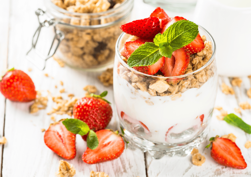 Greek yogurt parfait