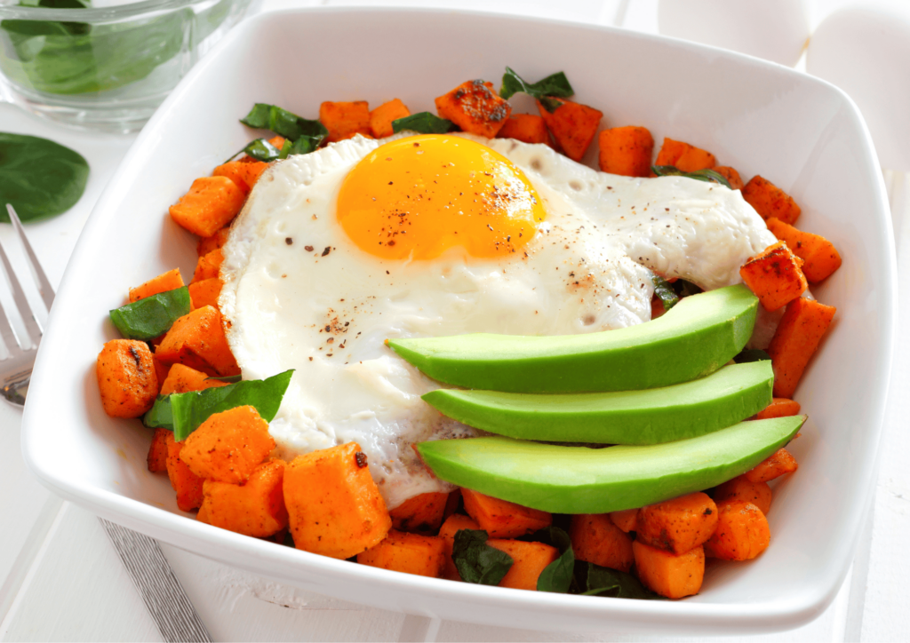 Sweet potato breakfast bowl