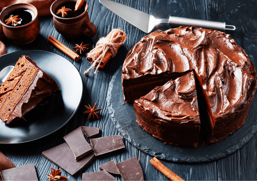 High-protein recipes: collagen chocolate cake