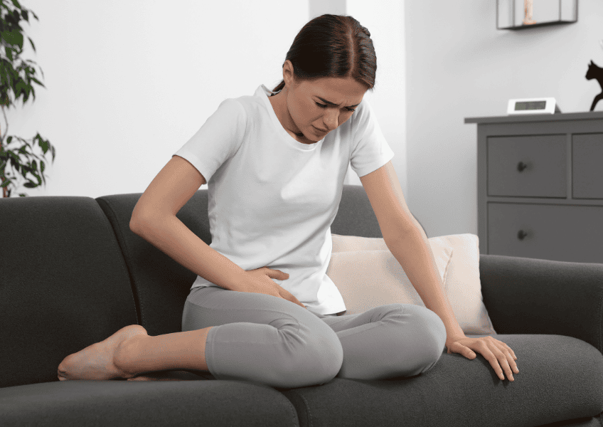 How To Prevent Urinary Tract Infections: Woman in pain