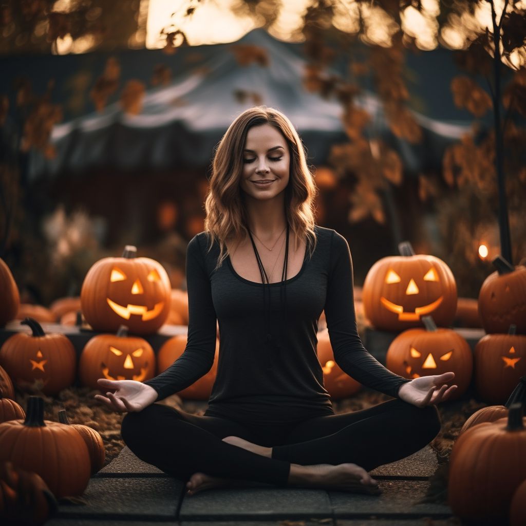Halloween yoga