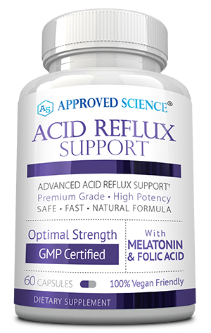 Approved Science® Acid Reflux Support ingredients bottle