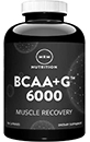 MRM Nutrition BCAA+G 6000 Bottle