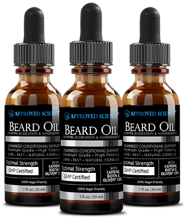 Approved Science® Beard Oil Bottle