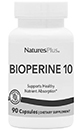 NaturesPlus Bioperine 10 Bottle