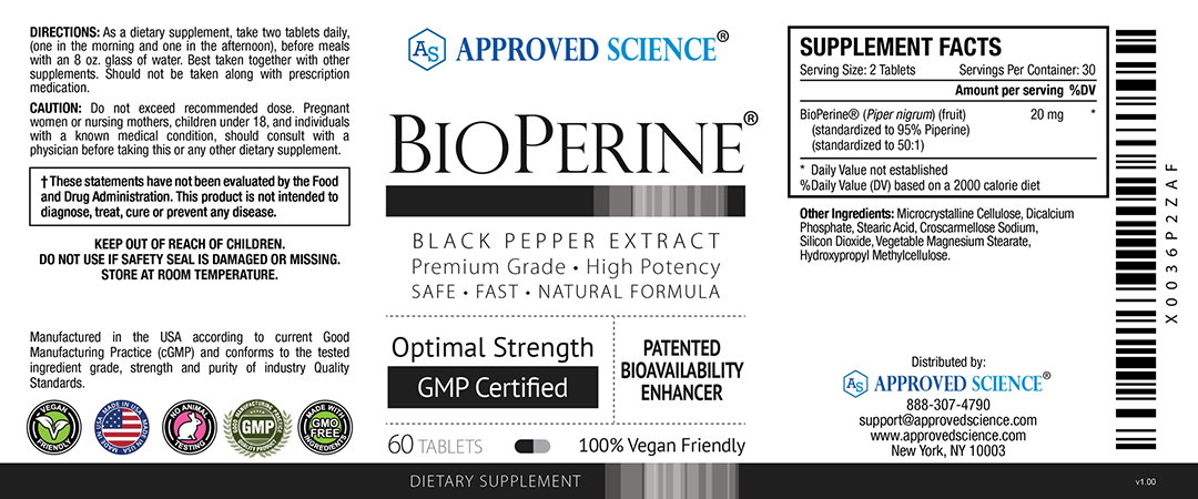 BioPerine® Supplement Facts