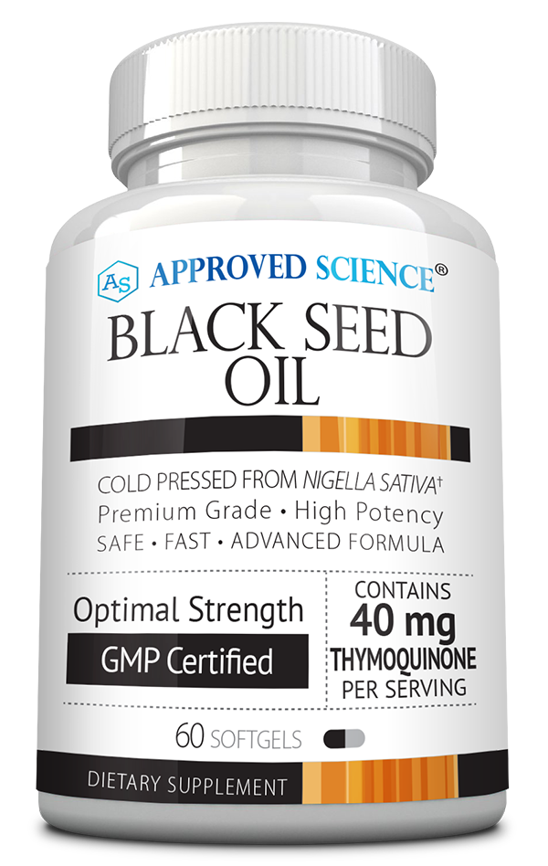 Approved Science® Black Seed Oil ingredients bottle