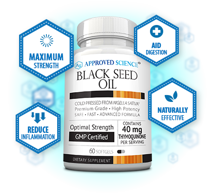 Approved Science® Black Seed Oil Bottle Plus