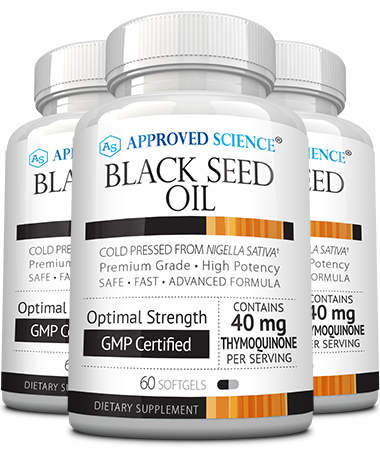 Approved Science® Black Seed Oil Bottle