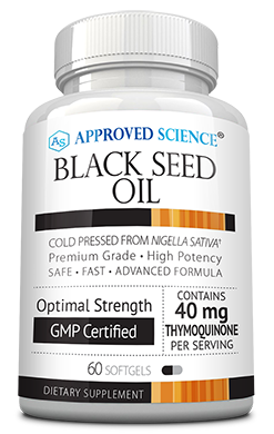 Approved Science® Black Seed Oil Risk Free Bottle