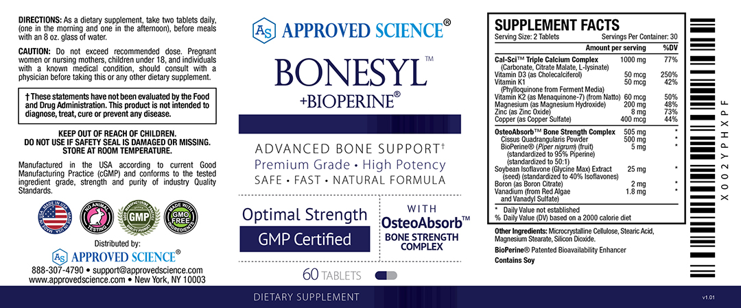 Bonesyl™ Supplement Facts