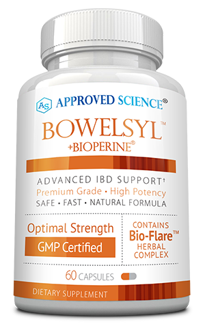 Bowelsyl™ ingredients bottle