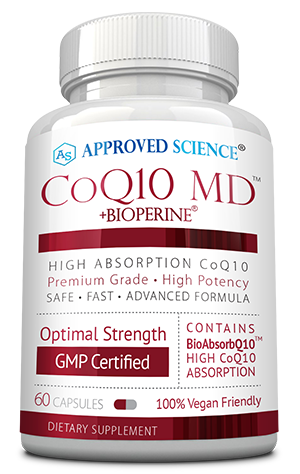COQ10 MD™ ingredients bottle