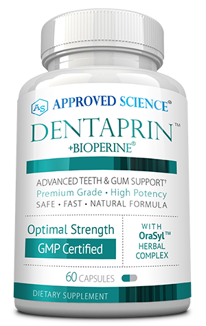 Dentaprin™ ingredients bottle