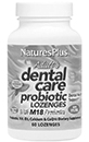 NaturesPlus<sup>®</sup> Adult's Dental Care Probiotic Lozengers Bottle