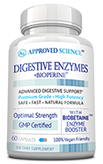 Approved Science® Digestive Enzymes Small Bottle