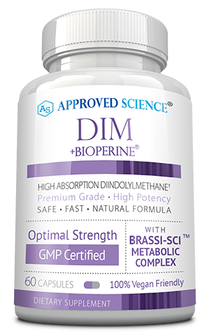 Approved Science® DIM ingredients bottle