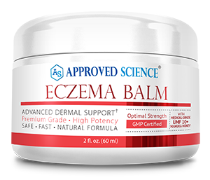 Approved Science® Eczema Balm ingredients bottle