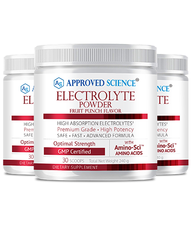 Approved Science® Electrolyte Powder Bottle