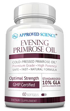 Approved Science® Evening Primrose Oil Risk Free Bottle
