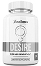 Zealous Nutrition Desire Female Enhancement Pills Bottle