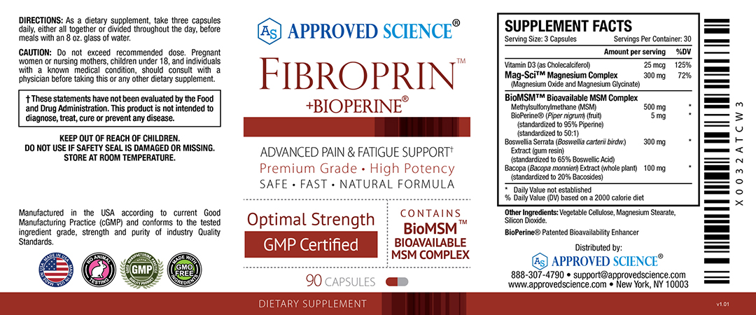 Fibroprin™ Supplement Facts