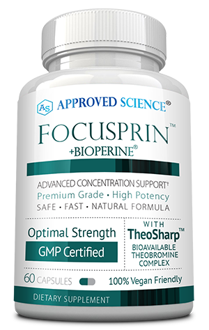 Focusprin™ ingredients bottle