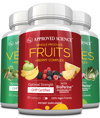 Approved Science® Fruits & Veggies Bottle