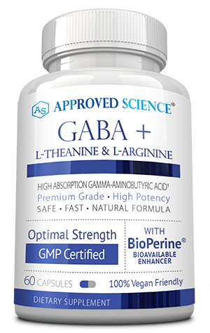 Approved Science® GABA+ ingredients bottle