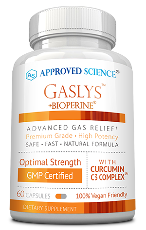 Gaslys™ ingredients bottle