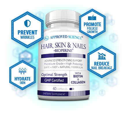 Approved Science® Hair, Skin & Nails Bottle Plus