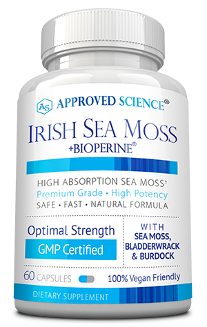 Approved Science® Irish Sea Moss ingredients bottle