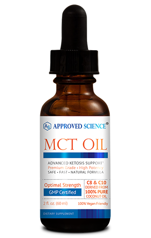 Approved Science® MCT Oil ingredients bottle