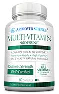 Approved Science® Multi-Vitamin Small Bottle