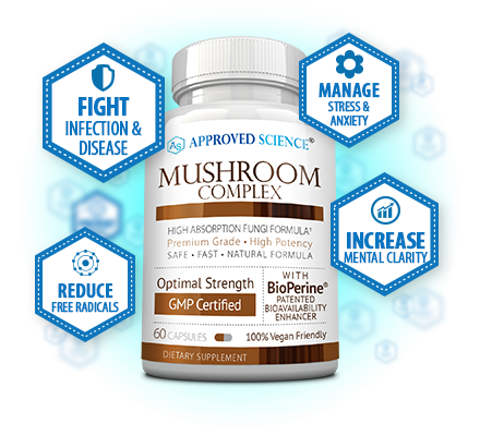 Approved Science® Mushroom Complex Bottle Plus